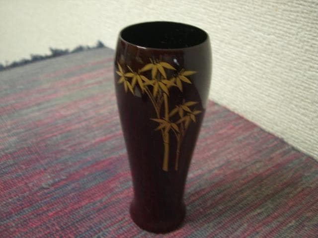 Amazon.co.jp: 茶道具 石川県 山中塗 竹林 3点セット 茶入れ棗 棗 茶筅